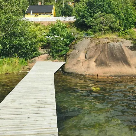 Yellow House By The Fjord In Idyllic *